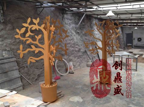 玻璃钢黄金树 - 深圳市创鼎盛玻璃钢装饰工程有限公司