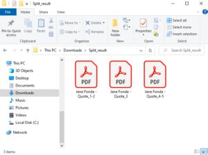 Image result for How To Split Pdf Into Multiple Files