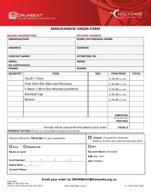 Fillable Online DRUMBEAT Resources Order Form Fax Email Print - pdfFiller