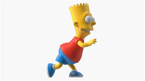 3D Bart Simpson Character Rigged for Maya model | 3D Molier International