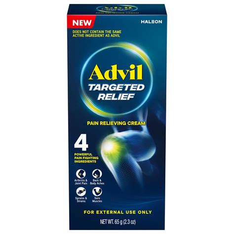 Advil Targeted Relief Pain Relieving Cream, Up to 8 Hours of Powerful Relief of Minor Arthritis ...