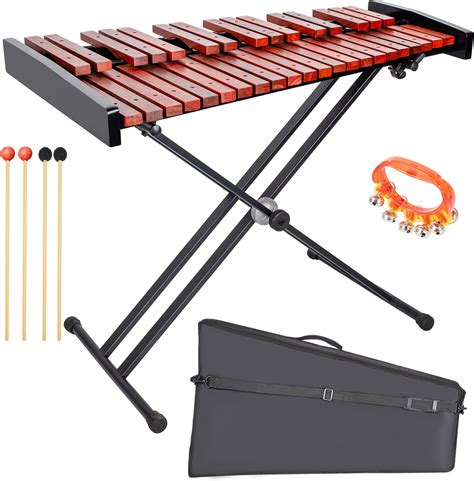 Amazon.com: 37 Note Xylophone Professional Wooden Glockenspiel ...