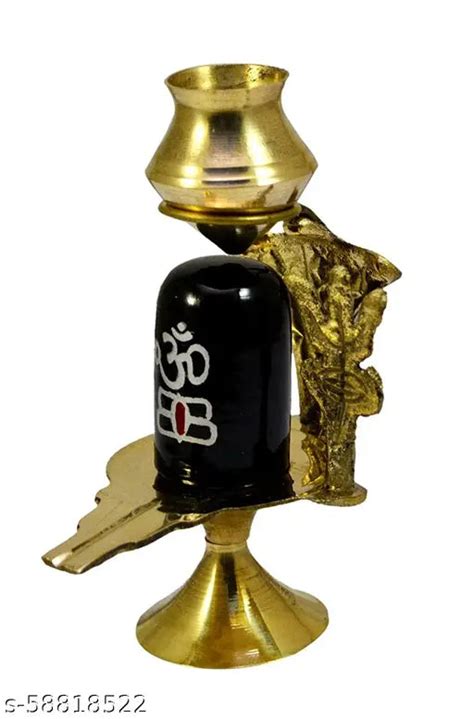 Brass Shivling Statue - Lord Shiva Idol