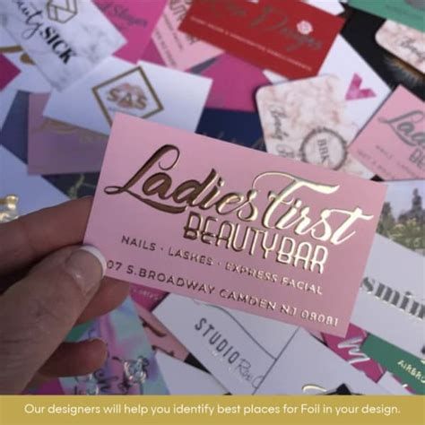 Custom Raised Foil Business Cards | Gold & Silver Visiting Cards