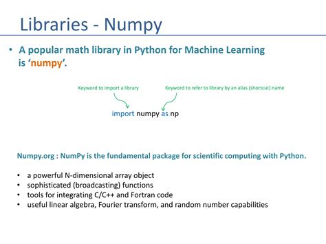 Image result for Numpy Library in Python for Machine Learning