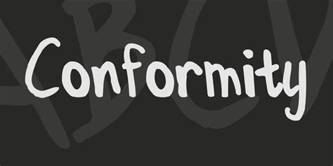 Conformity Font 的图像结果