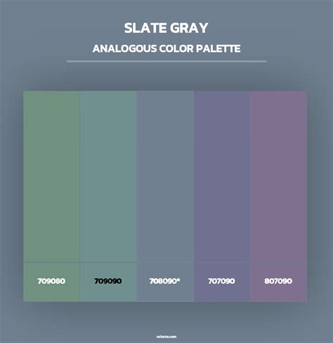 Slate Gray color palettes - colorxs.com