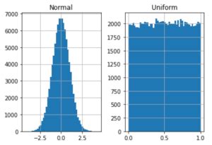 Image result for Normal vs Uniform Histogram