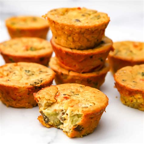 Vegan Egg Muffins (Mini Chickpea Frittatas) - The Hidden Veggies