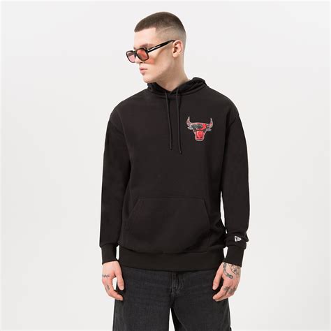 NEW ERA HOODIE INFILL TEAM LOGO BULLS CHICAGO BULLS SCHWARZ 60332139 ...