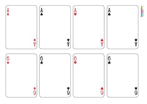 Blank playing card template make your own playing cards pdf – Artofit