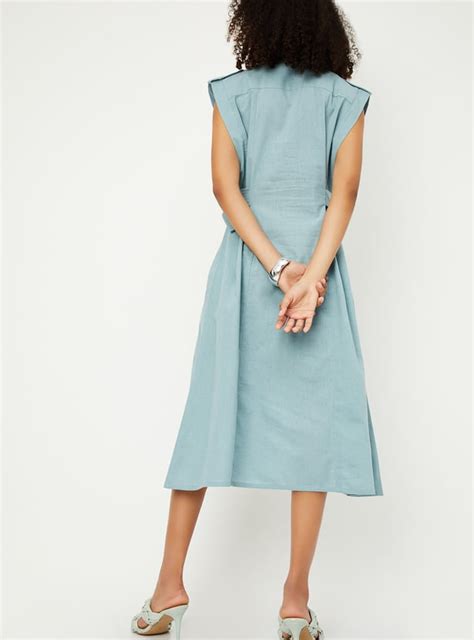 Buy Women Textured Midi Dress Online at just Rs. 1199.0 - 1000015703849 ...