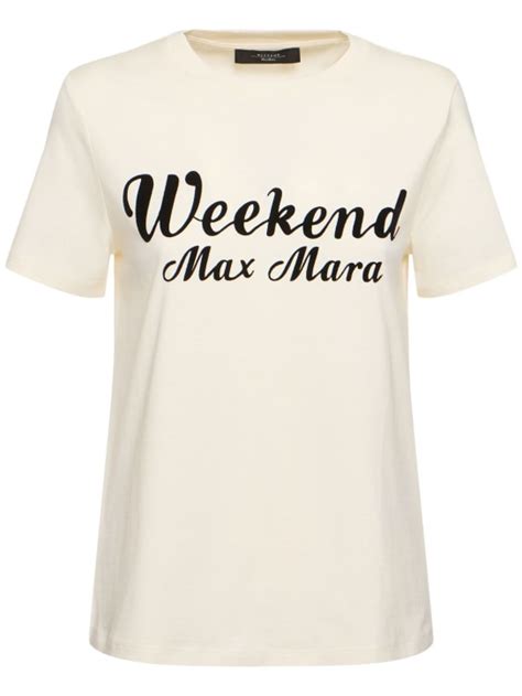 Zirlo printed jersey t-shirt - Weekend Max Mara - Women | Luisaviaroma