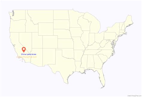 Map Of China Lake California