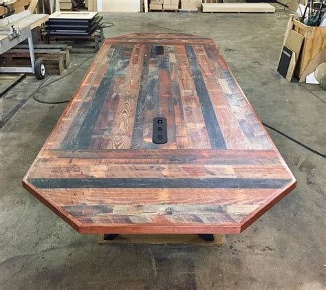 Image result for Making a Rustic Conference Table
