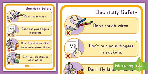 Electricity Safety Poster