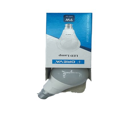 09WATT LED LAMP 6500K B22 PIN OREVA