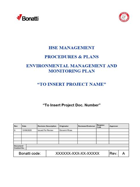 Image result for Environmental Monitoring Program Template