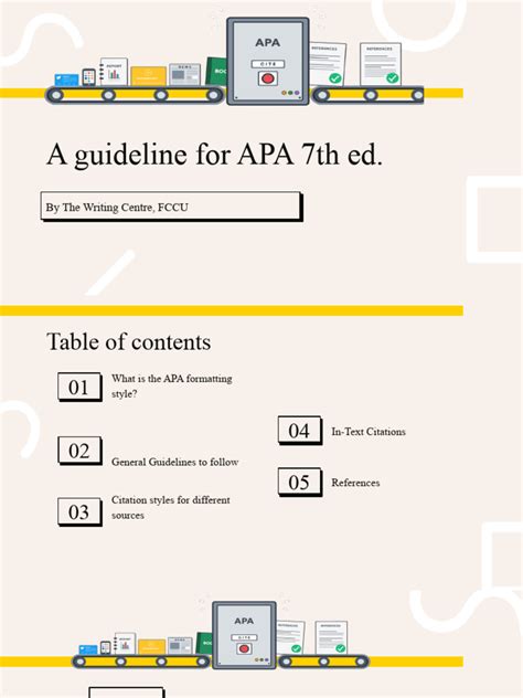 Image result for Free Printable APA Format Guide