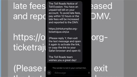 Ohio Turnpike issues warning: Beware of fake toll payment texts