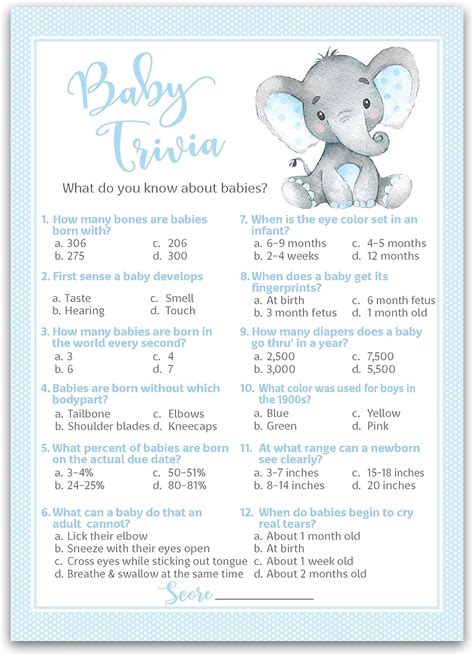 Trivia Para Baby Shower Pdf at Harrison Fitch blog