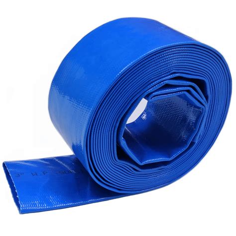 Buy Eastran 3”Diameter x 50ft Blue Backwash Hose for Swimming Pools, 5 ...