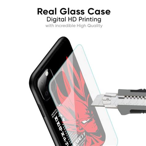 Red Vegeta iPhone 15 Pro Max Glass Back Cover - Flat 35% Off On iPhone ...