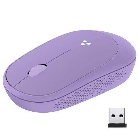Ambrane SliQ Wireless Optical Mouse with 2.4GHz, USB Nano Dongle, 3 ...