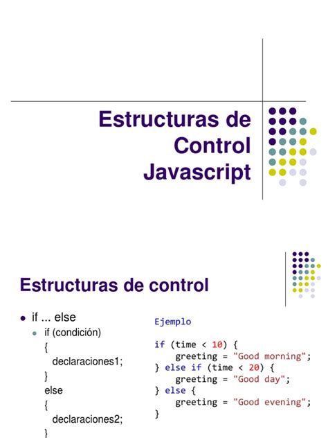 Image result for JavaScript Estructuras De Control