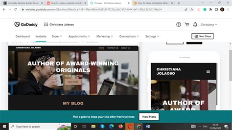 Tutorial for Making a Website Godaddy.com 的图像结果
