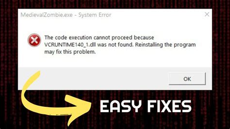 Image result for How to Fix Error Vcruntime140.dll Not Found