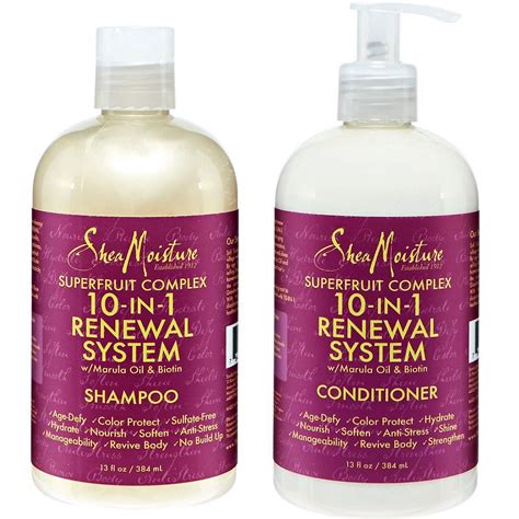 Shea Moisture Superfruit Complex 10 In 1 Renewal System Shampoo ...
