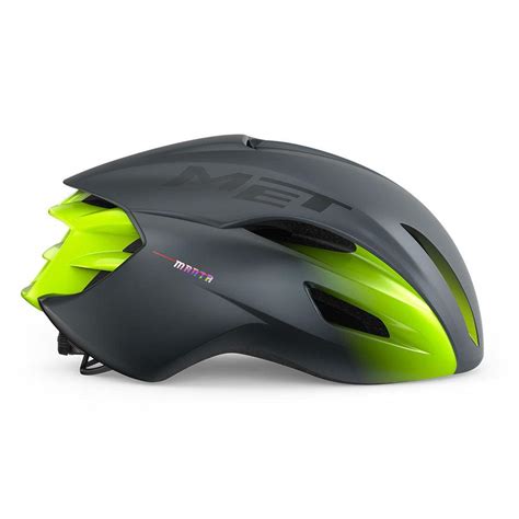 [Open Box] MET Manta MIPS Aero Road Cycling Helmet (Gray/Fluo Yellow/M ...