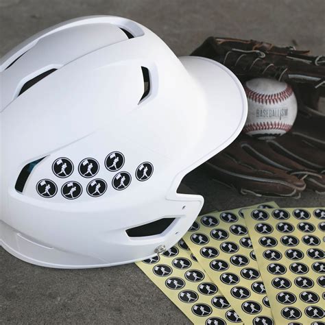 Helmet Decals Baseball Rawlings MLB Helmet Decals MLBDC Bases Loaded