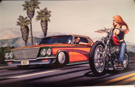 Pin by Steve Thompson on David Mann art | David mann, Biker art, David ...