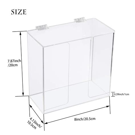 Aphbrada Acrylic Face Mask Dispenser Box with Lid - India | Ubuy