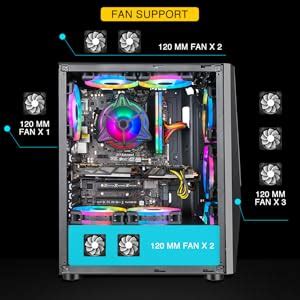 Amazon.in: Buy Ant Esports ICE-130AG Mid Tower Computer Case I Gaming ...