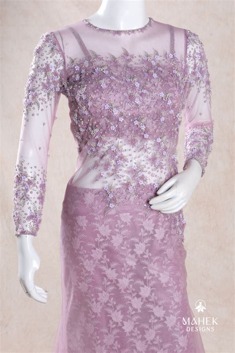 Lilac Aline Gown | Mahek Designs