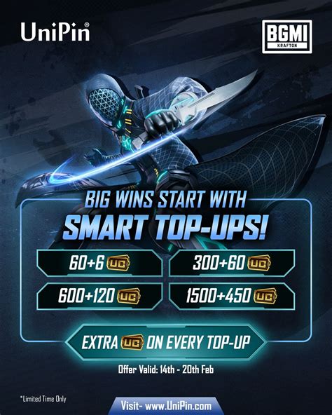 UniPin India | This valentine’s day gift yourself Bonus UC Get EXTRA UC with every top-up and ...