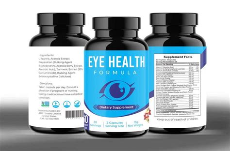 Entry #128 by rabiulsheikh470 for Design a label for an eye health ...
