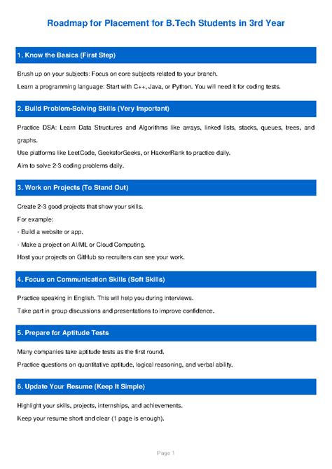 SQL Placement Preparation Guide for 3rd Year B Students - Studocu