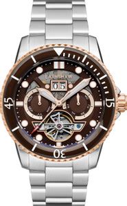 Earnshaw ES-8174-55 Duncan Grand Date Open Heart Analog Watch - For Men ...