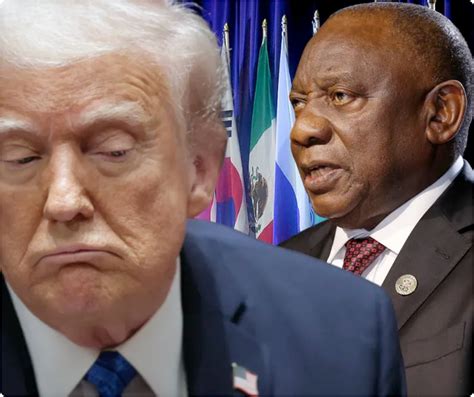 Trump bars South Africa from next G20, cuts funding – Ramaphosa hits ...