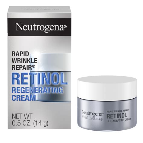 Neutrogena Rapid Wrinkle Repair Retinol Cream, Regenerating Deep Anti ...