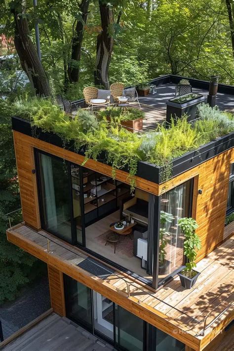 39 Amazing Tiny Houses With Roof-Top Terraces in 2024 | Small house ...