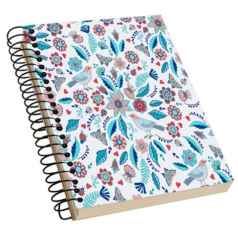 Art Decor Spiral Bound Notebook, Single Rule Notebook, Size : A5 ...