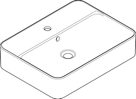 hansgrohe Washbasins: Xuniva Q, Wash bowl 600/450 with tap hole and ...