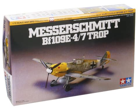Buy TAMIYA 60755 Messerschmitt Bf109e-4/7 Trop - 1:72 Scale Aircraft ...