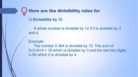 Lesson 5. divisibility by 4,8,11 and 12 | PPTX