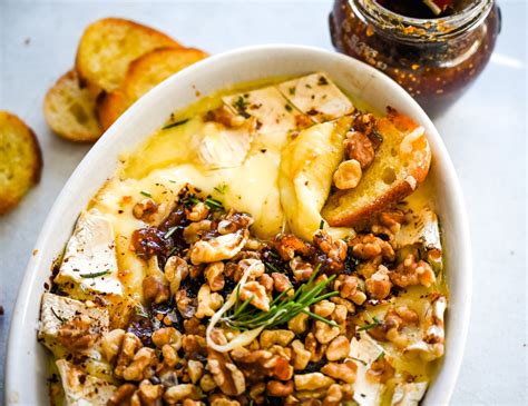 Honey Baked Brie With Fig Preserves | Kay's Clean Eats